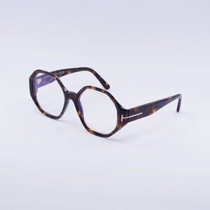 Tom Ford Tortoiseshell Round Optical Glasses